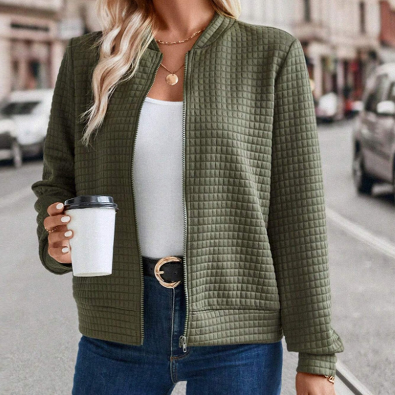 Women's Clothing New Fashion Long sleeved Small Style Tops and Jackets_autovado.com