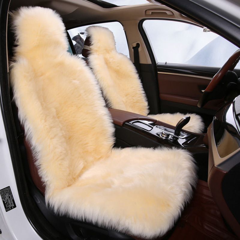 Plush Seat Cushion With Backrest Universal Seat Cushion Seat Cover_autovado.com