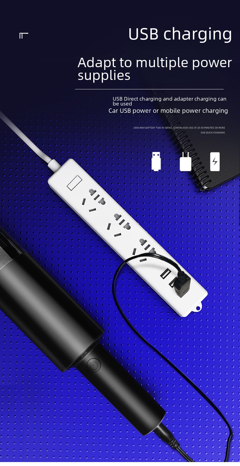 Car Wireless Vacuum Cleaner Car Handheld Portable Vacuum Appliance High Power Mini Small Car Home Dual Use_autovado.com