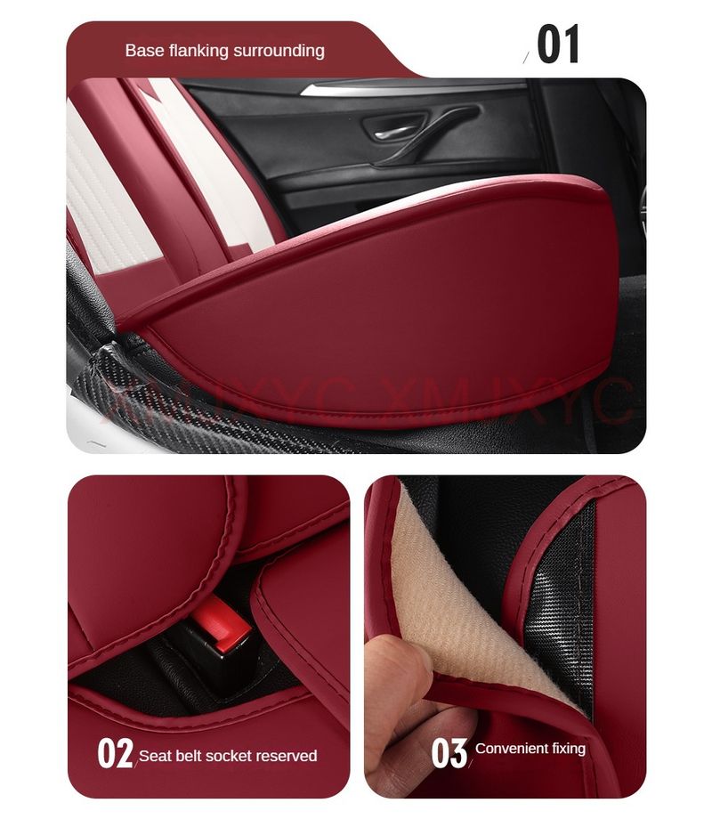 Pu Leather Universal Car Seat Cover For TOYOTA Corolla Camry RAV4 CHR Highlander Land Cuirser Prado Interior Accessories_autovado.com