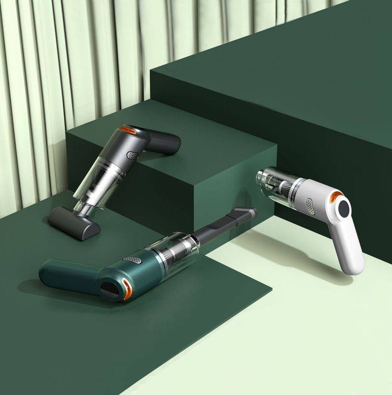 Car Vacuum Cleaner Car Wireless Charging Car Household Handheld Small Car Mini High Power Suction_autovado.com