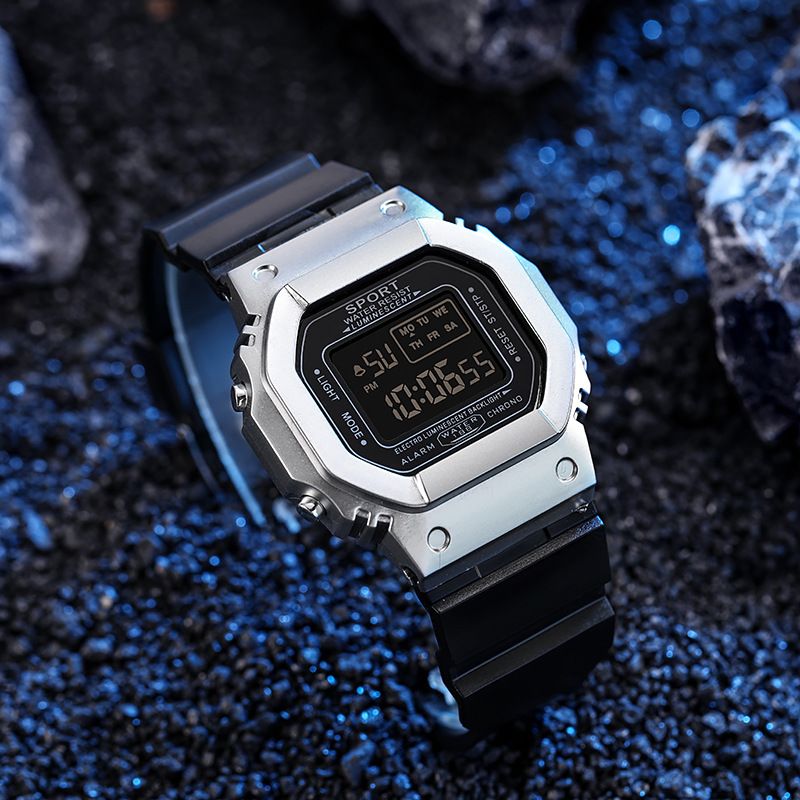 Unisex Unicorn Couple Square Electronic Watch Student Watch Women's Simple Luminous Waterproof Sports Men's Fashion Watch_autovado.com