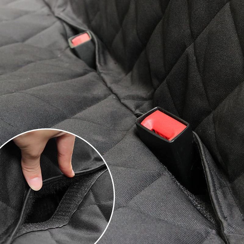 DPGKITS Washable Pet Mat Seat With Velcro For Truck 600D Oxford Cloth Car Accessories Capped Hammock Style Waterproof_autovado.com