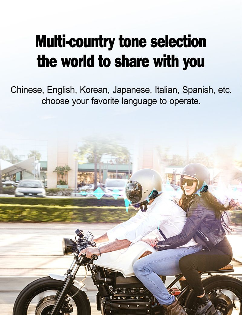 Classic cross-border HY02 helmet headset motorcycle helmet bluetooth headset helmet bluetooth headset 6 people 2K meters_autovado.com