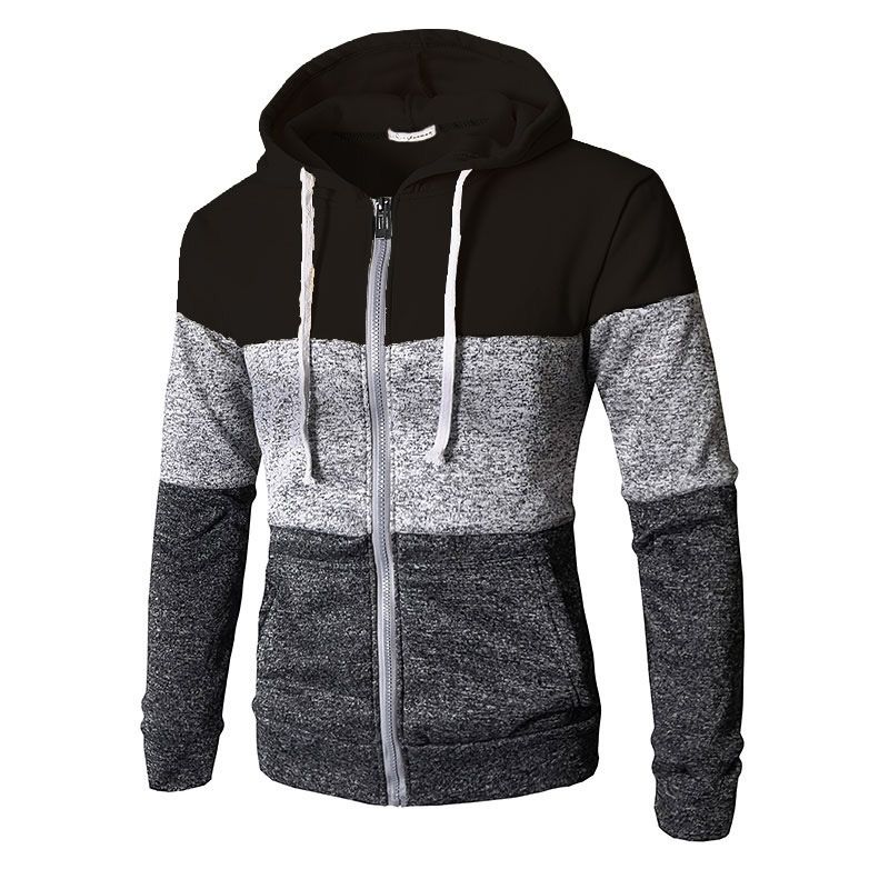 Men's Clothing Autumn and Winter New Men's Cardigan Colorblock Sweater NY003_autovado.com
