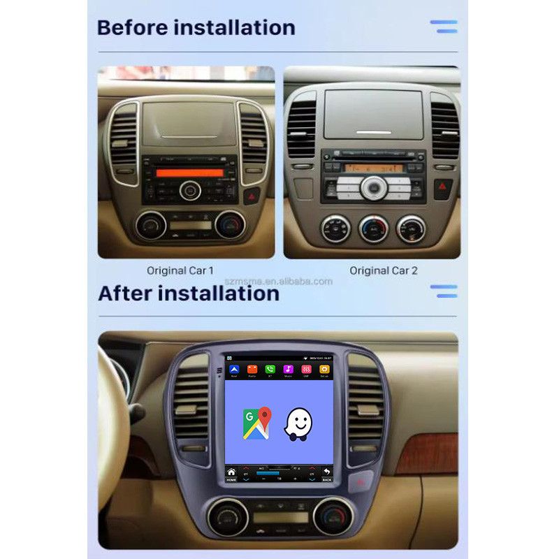 Suitable for Nissan Sylphy vertical screen navigation system Car Radio Stereo Navi GPS Wifi_autovado.com