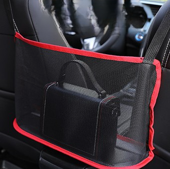 Hanging Central Control Isolation Net Pocket Multi-Functional Storage Organizer Bag For Car Interior Decoration_autovado.com
