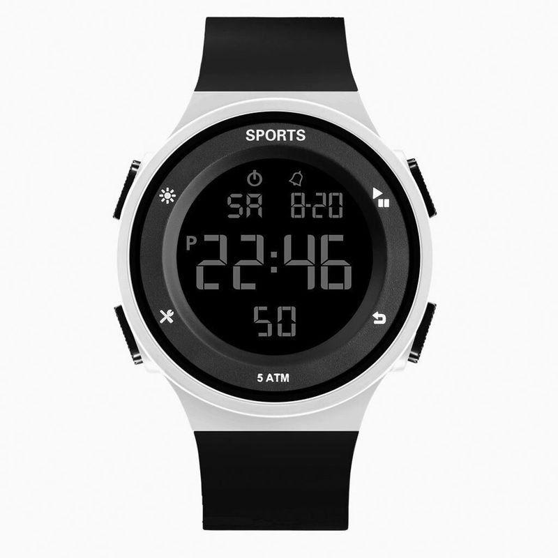 Waterproof Luminous Electronic Watch Men's Trendy Female Student Teenager Multifunctional Sports Watch Shake Face _autovado.com