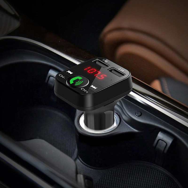 Car MP3 Player Multi-function Good Sound Effect Wireless Deep Bass Hi-Fi Sound FM Transmitter for Truck_autovado.com