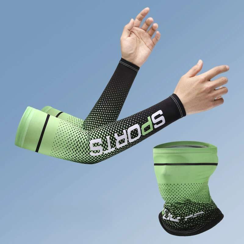 Ice Men's Summer Sun Refreshing, Breathable Arm Protection, Driving, Outdoor Cycling, Sports, Ice Silk Sleeve Cover_autovado.com