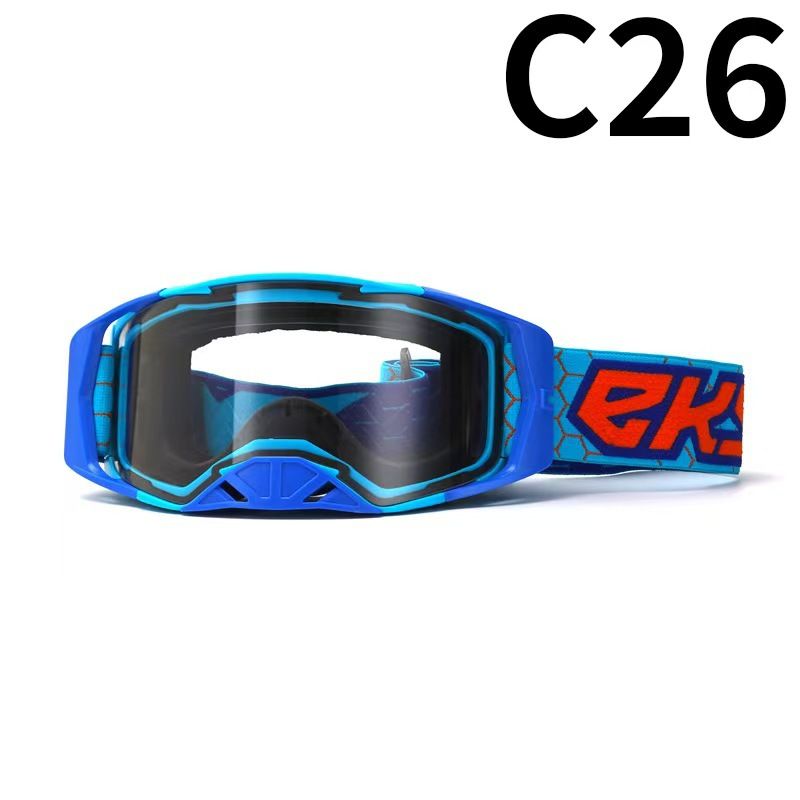 Motorcycle Goggles For Off-Road Riding – Windproof & Anti-Dust Sports Sunglasses With Interchangeable Lenses_autovado.com