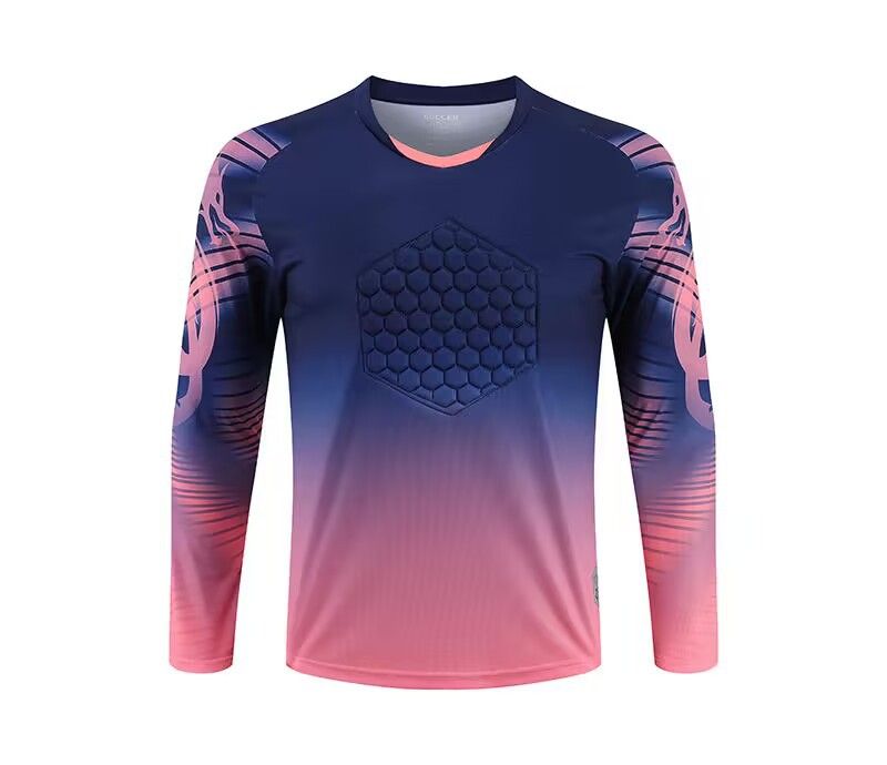 Men's Clothing goalkeeper uniform long sleeve training competition cross-border goalkeeper uniform jersey chest elbow pads football uniform suit_autovado.com