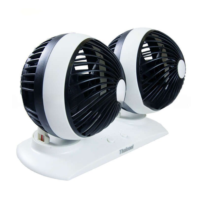 Taigu Special Offer 5.5-inch LED Brushless Electric Fan Silent Spherical Double Head Car Turbofan_autovado.com