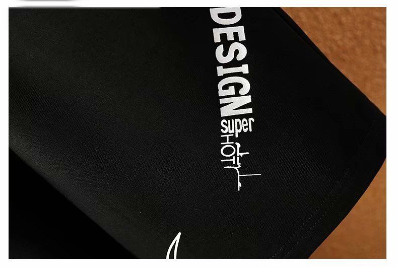 Men's Clothing summer sports men's five point short sleeved running basketball uniforms casual loose T shirt shorts two piece suit_autovado.com