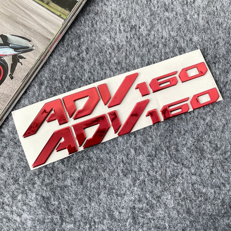 Suitable For Honda ADV 160 Motorcycle 3D Stereoscopic Soft Adhesive Waterproof Modification Body Decorative Sticker_autovado.com