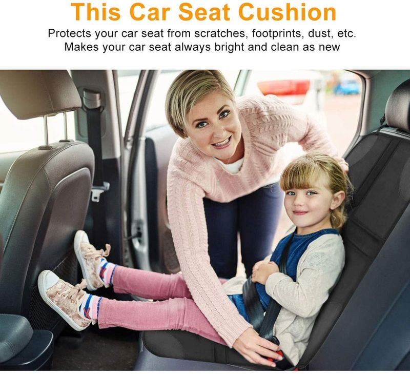 Protector For Child Water And Stain Protection Car Seat Cover With Thick Padded + Storage Bag Pet Anti-Slip_autovado.com