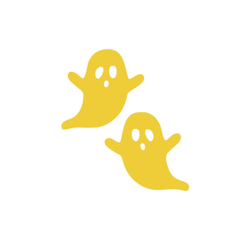 Ghostly Funny Halloween Decoration Car Rearview Mirror Window Wall Home Sticker_autovado.com