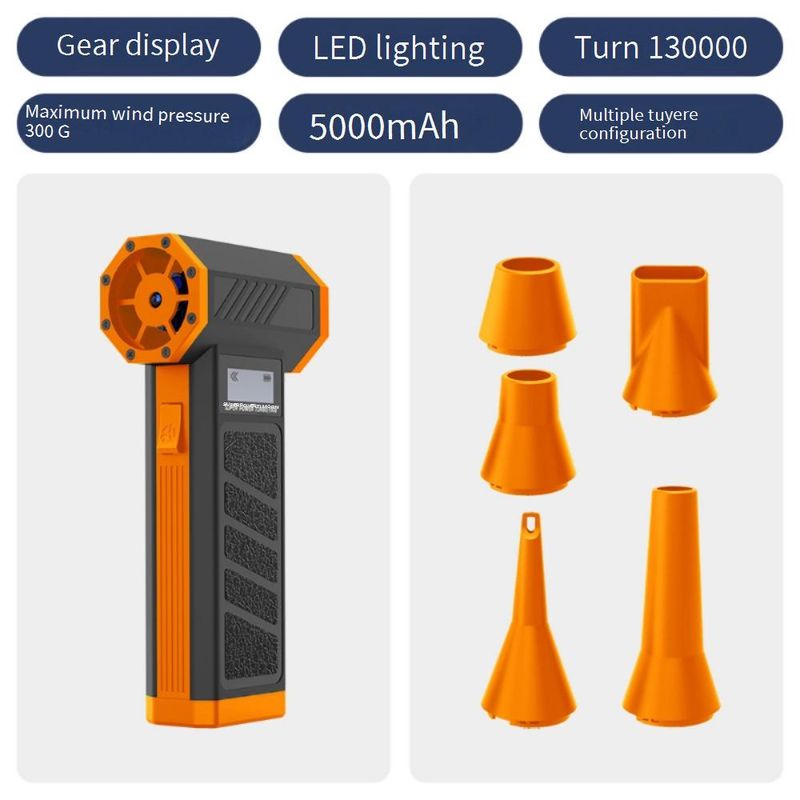 20000Pa Cordless Car Vacuum Cleaner With 5 Nozzles - Handheld Blower & Dust Extractor For Auto Detailing, Camping Gear, And Home Use_autovado.com