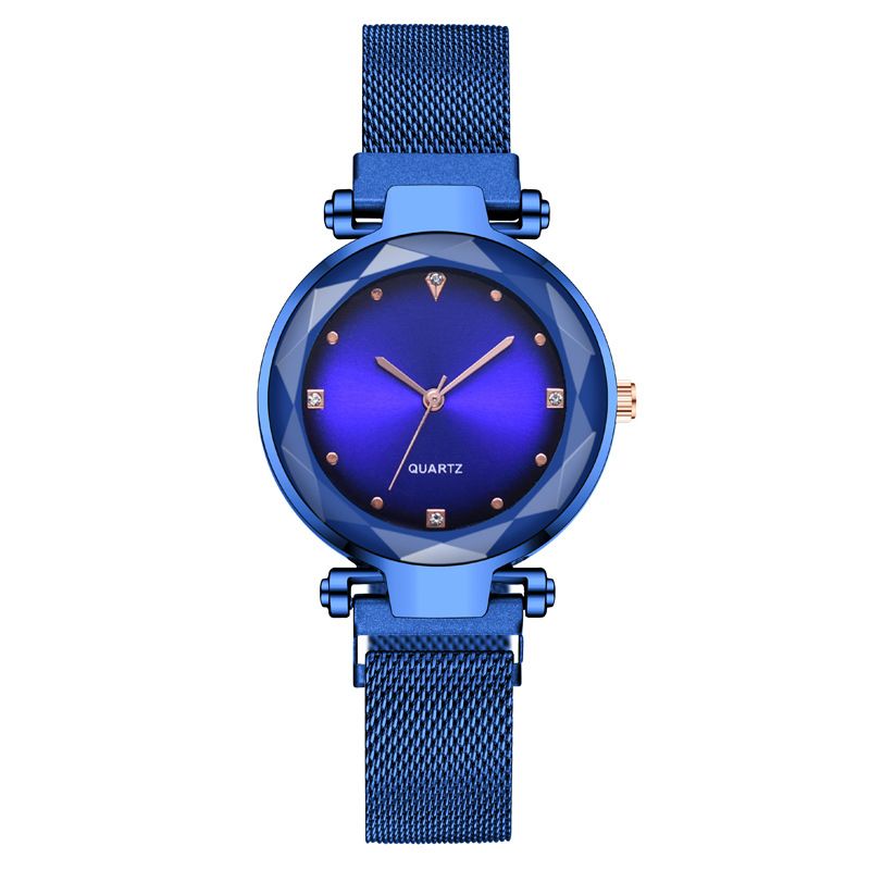 Women's Watch Women's Watch Fashion Diamond Loafing Ferromagnetic Band Quartz Watch Attrite Wrist Watch_autovado.com