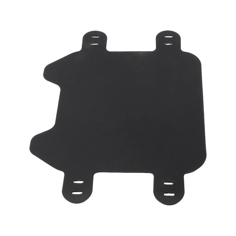 Light Bee Off-Road Motorcycle Front Number Plate Holder - Universal Fit For Dirt Bikes & MX Bikes, Heavy-Duty Black Plastic Design, Easy Mounting_autovado.com
