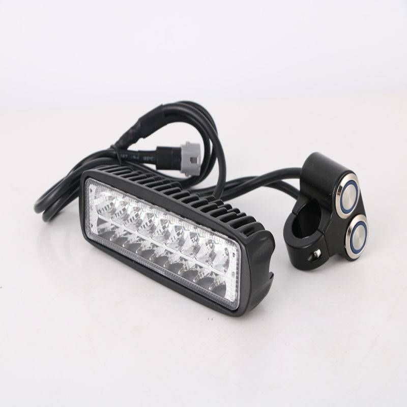 Aluminum Long Style Modified Headlight - High Brightness LED, Black Finish, 16x13x8mm, Compatible With Multiple Vehicle Models_autovado.com