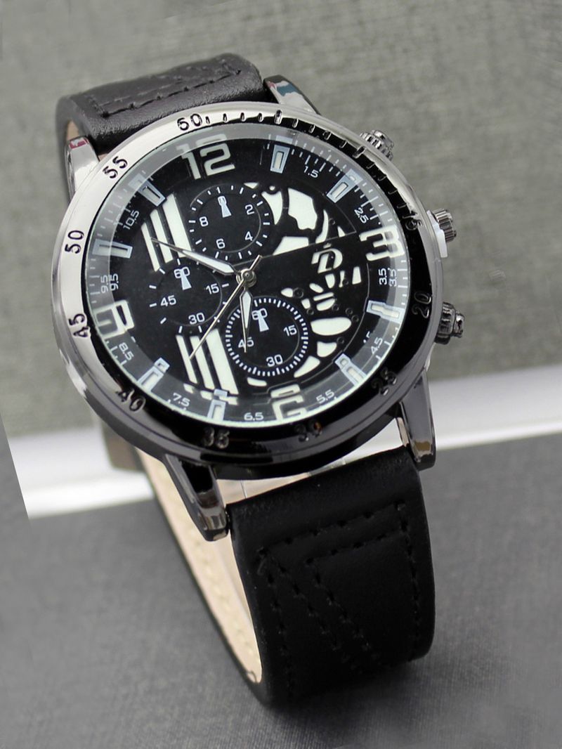 Men's luminous men's watch double-layer belt men's watch_autovado.com