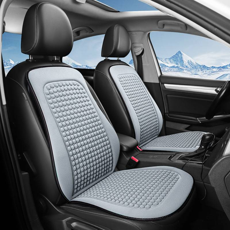 Cool silk tie-free seat cushion summer car front/co-driving single massage cushion wholesale price factory direct supply_autovado.com