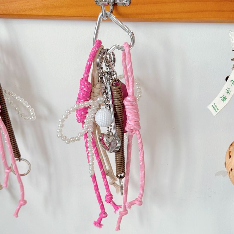 Key chain lanyard baseball bag hanging keychain pendant handmade diy original Key chain_autovado.com