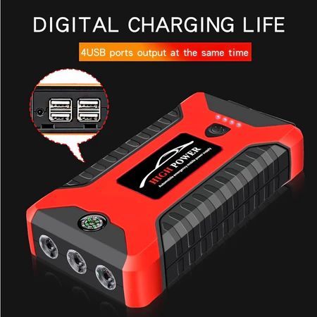99800mAh 12V Powerbank Jumper Multi-function Emergency Tire Power Bank Car Starter_autovado.com