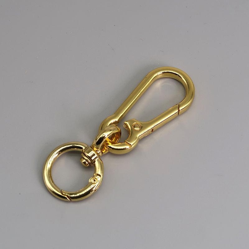 Car Keychain Zinc Alloy Rotating Figure Eight Dog Buckle Men's Waist Hanging Buckle Spring Ring_autovado.com