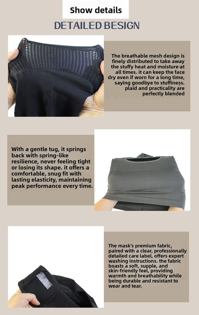 Knitted Full Headgear Motorcycle Helmet Inner Cap High Elastic Breathable Riding Mask Outdoor Sun Protection Dustproof_autovado.com