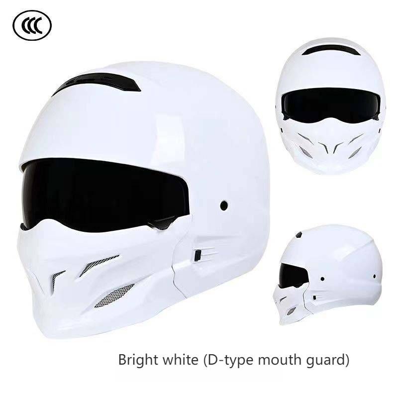 DOT & 3C Certified Retro Motorcycle Half Helmet With Bluetooth – Samurai Black Scorpion Design – Vintage Harley Style For Men_autovado.com