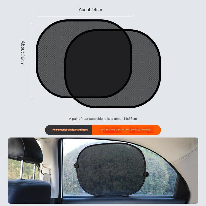 Car mesh sunshade window sun protection heat insulation sunshade car mesh side curtain shading board_autovado.com