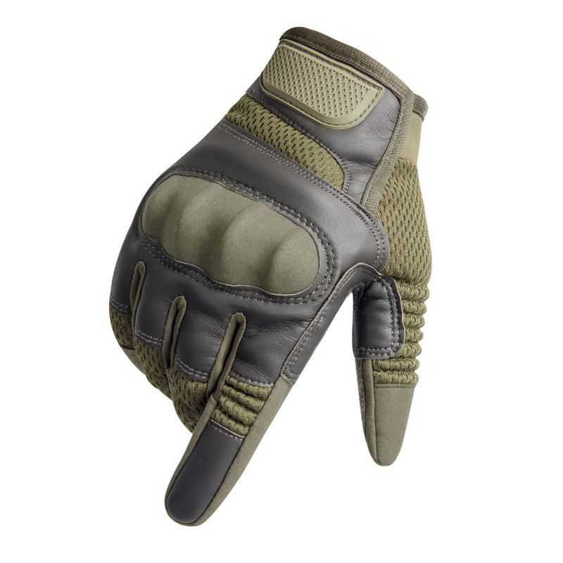 Outdoor sports tactical gloves Riding hard shell all refers to mountain protection special training Combat CS motorcycle gloves equipment_autovado.com