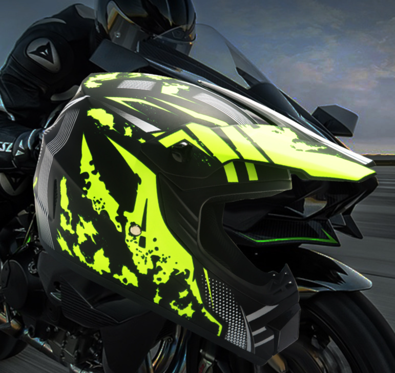 Electric Helmet Kart Light Off-road Helmet Mountain Downhill Full Helmet_autovado.com