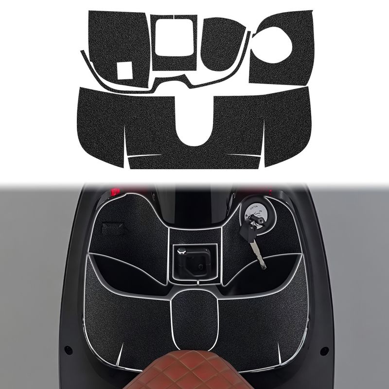 Suitable For Jinan Suzuki US125 Thickened Frosted Armor Sticker Modification Accessories, Body Anti Scratch And_autovado.com