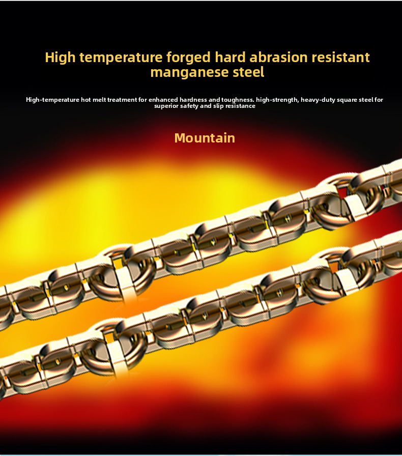 Car Tire Universal For Sedan SUV Emergency Snow Mud Manganese Steel Anti-Slip Chains Nine-Gong Style_autovado.com