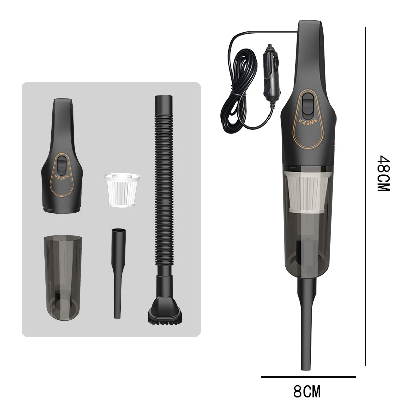 Car vacuum cleaner handheld intelligent wireless vacuuming small mini high power household dual-use_autovado.com