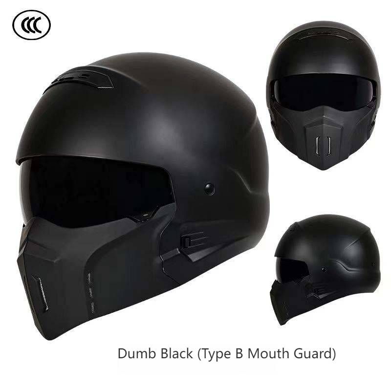 DOT & 3C Certified Retro Motorcycle Half Helmet With Bluetooth – Samurai Black Scorpion Design – Vintage Harley Style For Men_autovado.com