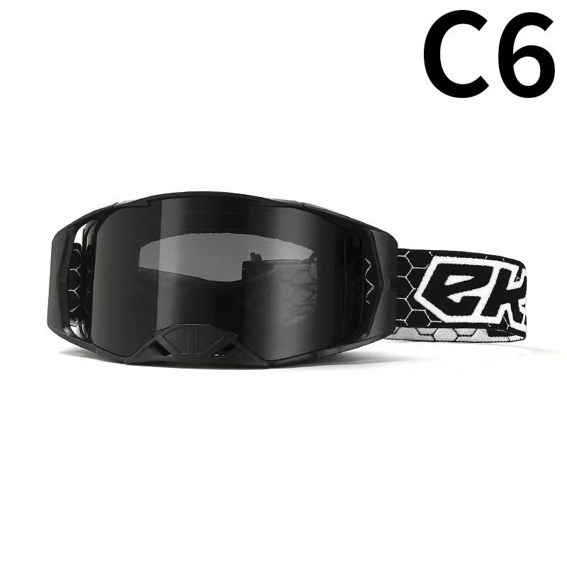 Motorcycle Goggles For Off-Road Riding – Windproof & Anti-Dust Sports Sunglasses With Interchangeable Lenses_autovado.com