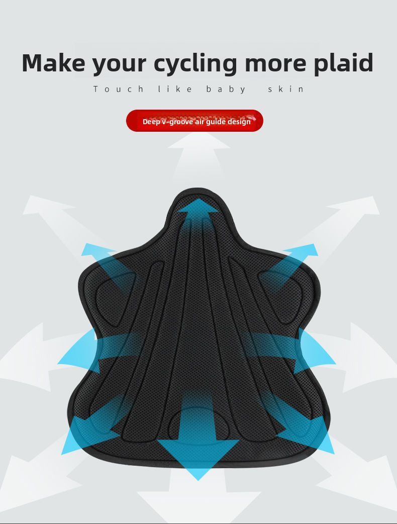 Electric Seat Cushion Shock Absorption Sun Protection Motorcycle Touring Modific Accessories Breathable Heat_autovado.com