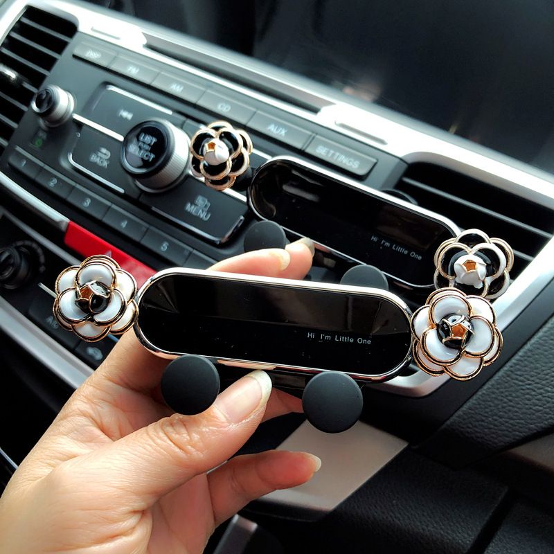 Car Mobile Phone Holder, Multifunctional Universal Air Outlet, Buckle Type Gravity Sensing Fixed Navigation Support_autovado.com