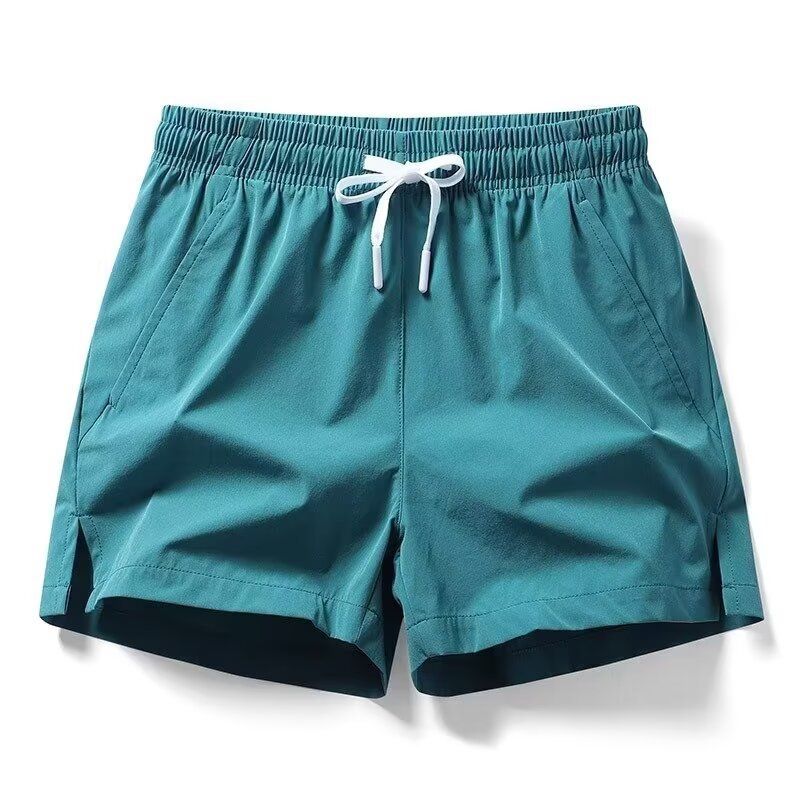 Men's Clothing Summer pants new style ice silk thin fashion casual loose drawstring three-quarter pants men's beach swimming large size shorts_autovado.com