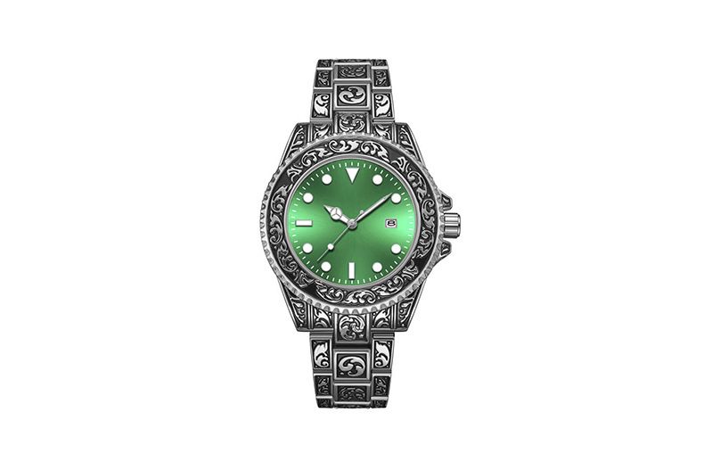 Fashion New luminous calendar men's watches men's watches retro carved art watches_autovado.com