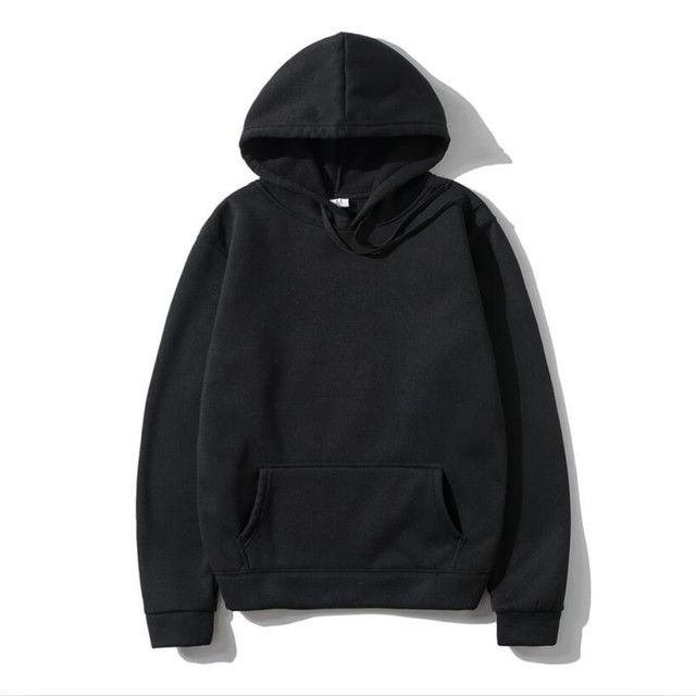 Men's Clothing heavy large size solid color hooded sweatshirt hoodie sweatshirt _autovado.com