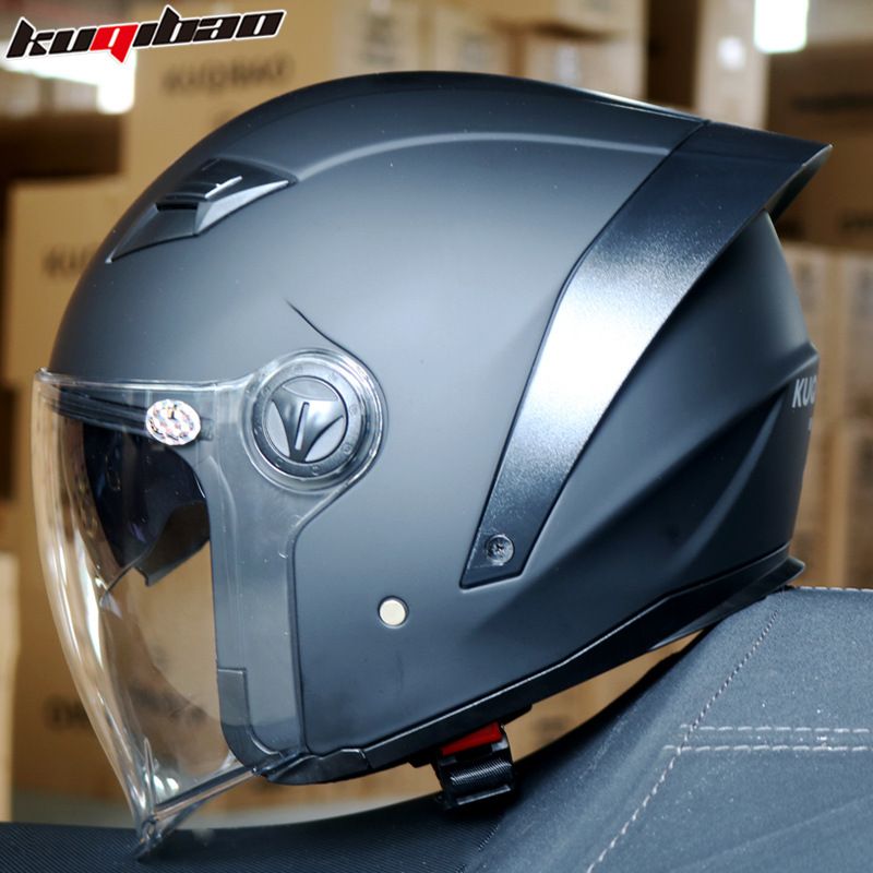 CoolRide Pro Motorcycle Helmet For Men & Women - Dual Visor ABS 3/4 Helmet With 3C Certification - Lightweight & Ventilated For All Seasons_autovado.com