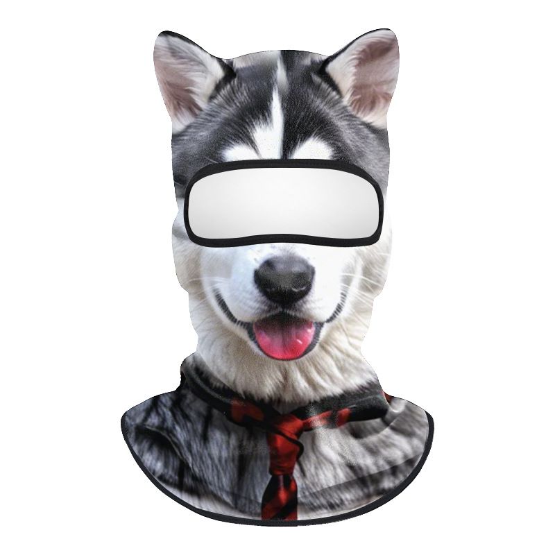 Sun Quick-Dry Motorcycle Dustproof Sunshade Breathable Face Mask Animal Series UV Protection Ice Silk Head Cover_autovado.com