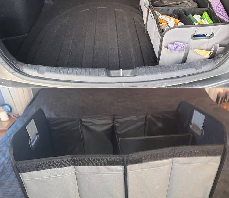 Car Storage Organizer – Foldable Oxford Trunk Box (Waterproof & Multi-Compartment)_autovado.com