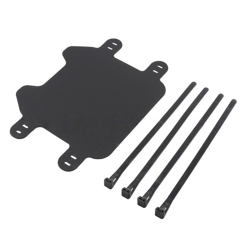 Light Bee Off-Road Motorcycle Front Number Plate Holder - Universal Fit For Dirt Bikes & MX Bikes, Heavy-Duty Black Plastic Design, Easy Mounting_autovado.com
