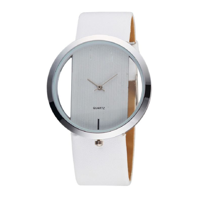 Simple Transparent Women's Watch Creative Hollow Couple Watch Belt Women's Watch Fashionable Unisex Watch_autovado.com
